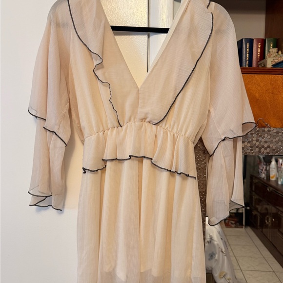 Zara Ruffled Short Jumpsuit - Picture 2 of 2